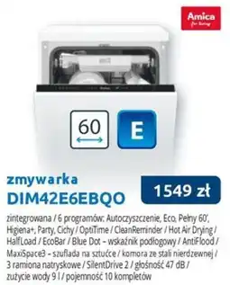 Tres Zmywarka Amica DIM42E6EBQO oferta