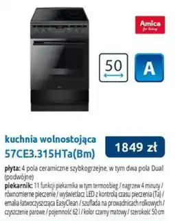 Tres kuchnia wolnostojąca 57CE3.315HTa(Bm) oferta