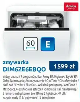 Tres Zmywarka Amica DIM62E6EBQO oferta