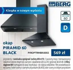 Tres okap PIRAMID 60 BLACK oferta