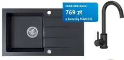 Tres Zestaw zlew z kranem MANGO oferta