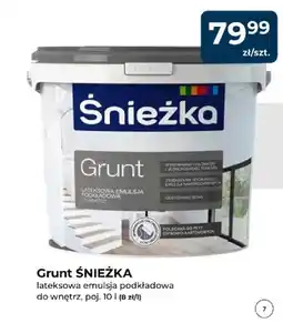 Mrówka Grunt Śnieżka lateksowa emulsja podkładowa do wnętrz oferta