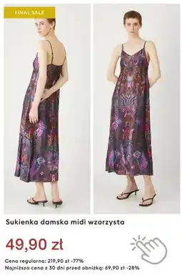 Medicine Sukienka damska midi wzorzysta oferta