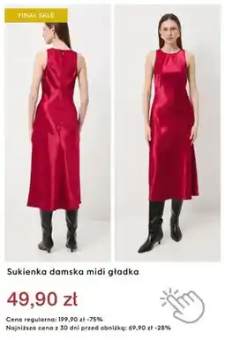 Medicine Sukienka damska midi gładka oferta