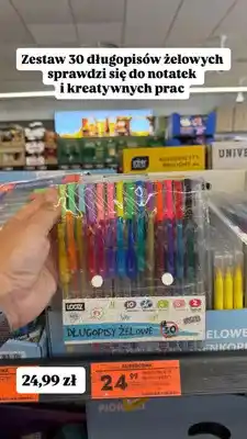 Biedronka Długopisy żelowe Loozz oferta