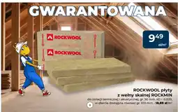 Mrówka Płyty z wełny skalnej Rockwool Rockmin gr. 50 mm oferta