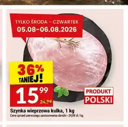 Twój Market Szynka wieprzowa kulka oferta