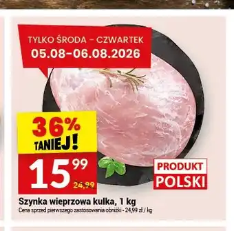 Twój Market Szynka wieprzowa kulka oferta
