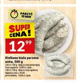 Twój Market Kiełbasa biała parzona extra Białecki Wędzarnia oferta