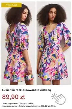 Medicine Sukienka rozkloszowana z wiskozą oferta