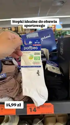 Biedronka Skarpetki stopki Pompea oferta