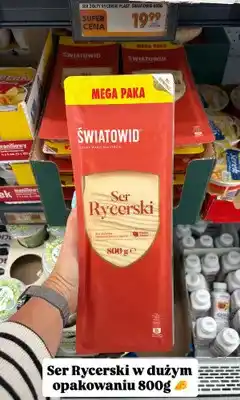 Biedronka Ser żółty Rycerski Światowid oferta