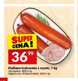 Twój Market Kiełbasa krakowska z szynki Białecki Wędzarnia oferta
