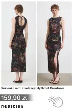 Medicine Sukienka midi Medicine z kolekcji Mythical Creatures oferta