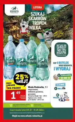 Twój Market Woda mineralna Rodowita delikatnie gazowana oferta