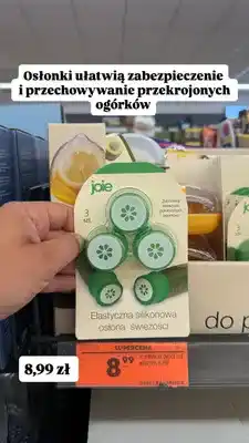 Biedronka Silikonowe osłonki na ogórki joie oferta