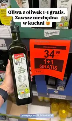 ALDI Oliwa z oliwek z pierwszego tłoczenia Bellasan oferta