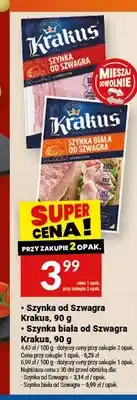 Twój Market Szynka biała od Szwagra Krakus oferta