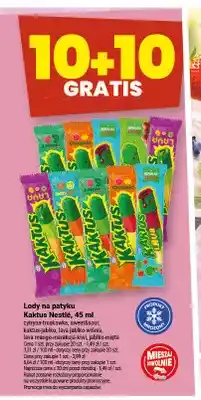 Twój Market Lody na patyku Kaktus Nestlé cytryna-truskawka oferta