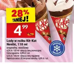 Twój Market Lody w rożku Kit-Kat Nestlé oryginalny oferta