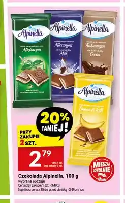 Twój Market Czekolada Alpinella mleczna oferta
