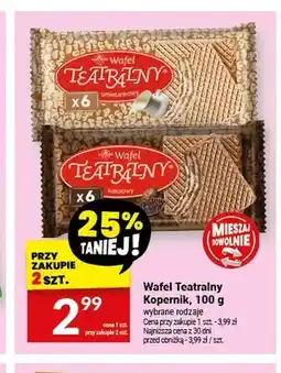 Twój Market Wafel Teatralny Kopernik śmietankowy oferta