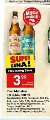 Twój Market Piwo bezalkoholowe Miłosław Bezalkoholowe oferta