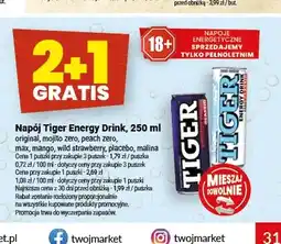 Twój Market Napój energetyczny Tiger Energy Drink Original oferta