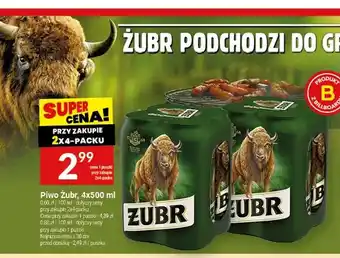 Twój Market Piwo Żubr 4-pak oferta
