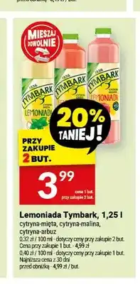 Twój Market Lemoniada Tymbark cytryna-mięta oferta