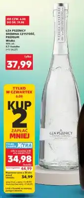 Kaufland Wódka Łza Pszenicy Srebrna Czystość Premium oferta