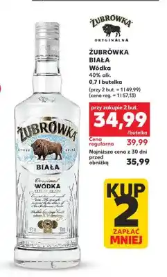 Kaufland Wódka Żubrówka Biała oferta