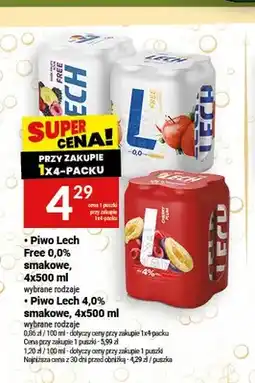 Twój Market Piwo Lech 4,0% smakowe 4-pak oferta