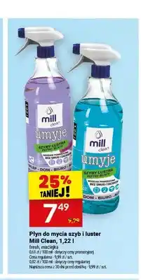 Twój Market Płyn do mycia szyb i luster Mill Clean Fresh oferta