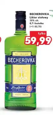 Kaufland Likier ziołowy Becherovka oferta