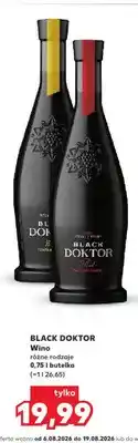 Kaufland Wino czerwone półsłodkie Black Doktor Red Medium Sweet oferta
