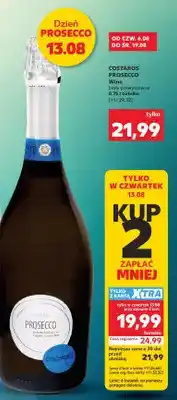 Kaufland Wino Costaros Prosecco oferta