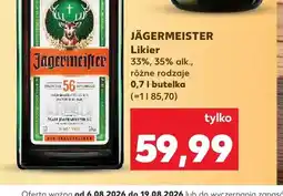 Kaufland Likier Jägermeister 33% oferta