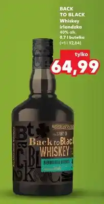 Kaufland Whiskey irlandzka Back to Black oferta