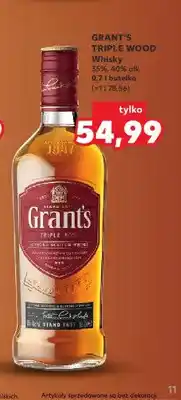 Kaufland Whisky Grant's Triple Wood oferta