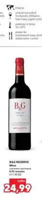 Kaufland Wino B&G Reserve Merlot oferta