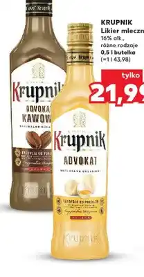 Kaufland Likier mleczny Krupnik Advokat oferta