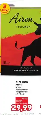 Kaufland Wino białe wytrawne El Carisma Airen oferta