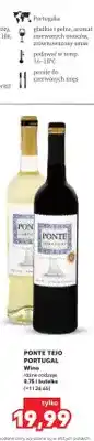 Kaufland Wino białe wytrawne Ponte Tejo Portugal oferta