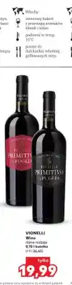 Kaufland Wino czerwone Vionelli Primitivo di Puglia oferta