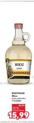 Kaufland Wino białe półsłodkie Bostovan Muscat oferta