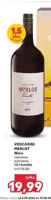 Kaufland Wino czerwone wytrawne Voscarini Merlot oferta