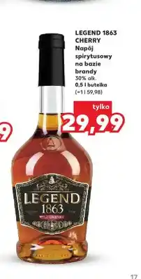 Kaufland Napój spirytusowy na bazie brandy Legend 1863 Cherry oferta
