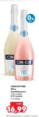 Kaufland Wino bezalkoholowe Cin&Cin Free różowe oferta