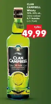 Kaufland Whisky Clan Campbell 40% oferta
